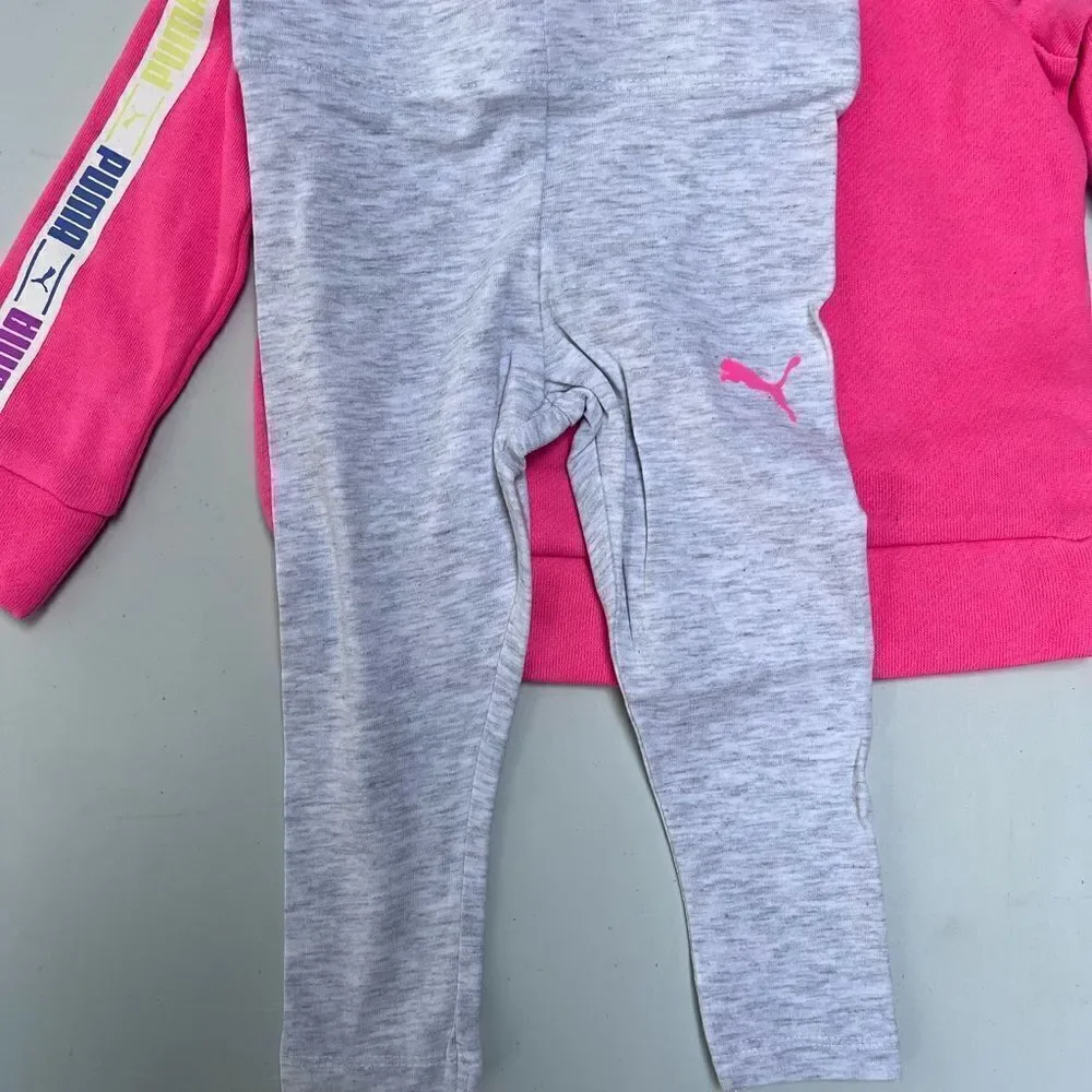 Puma Neon Pink Girl  2 piece set - Picture 5 of 5